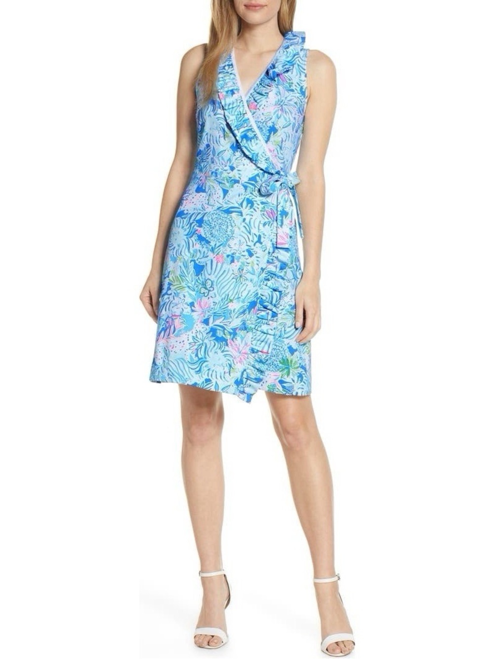 🔥LILLY PULITZER Romee Wrap Dress - Size Large